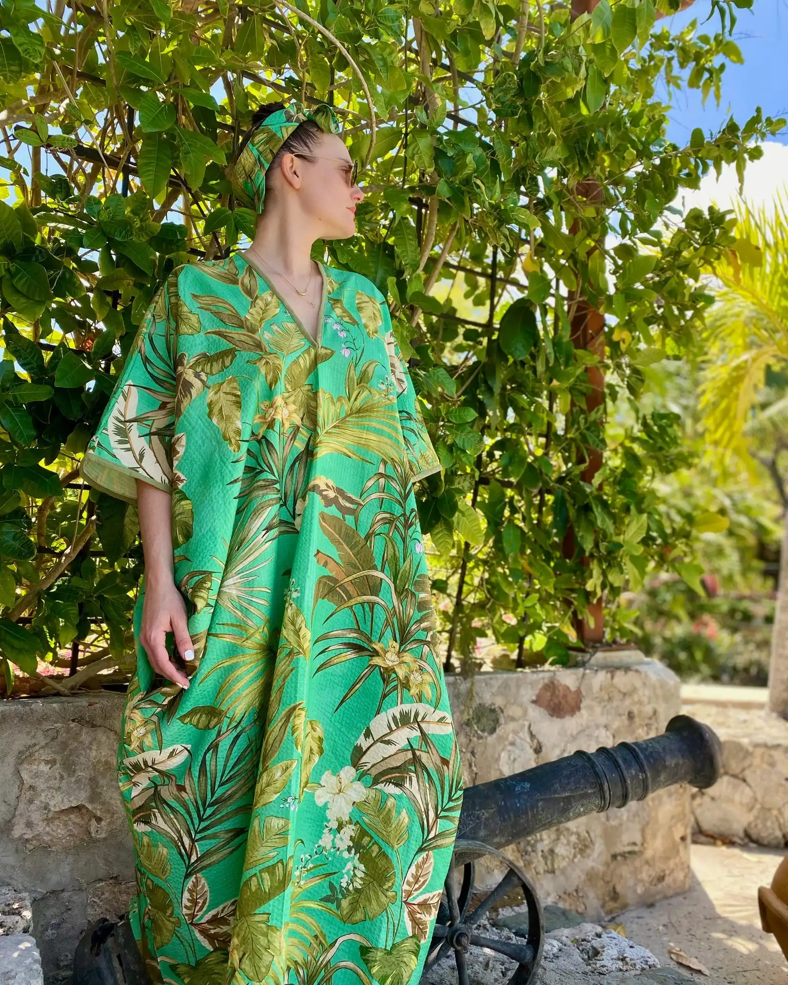 My kind of camouflage! 🍃 🌱 🌴 

#IslandInspired #IslandGirl #DrinkingDresses #CocktailKaftans  #StCroix